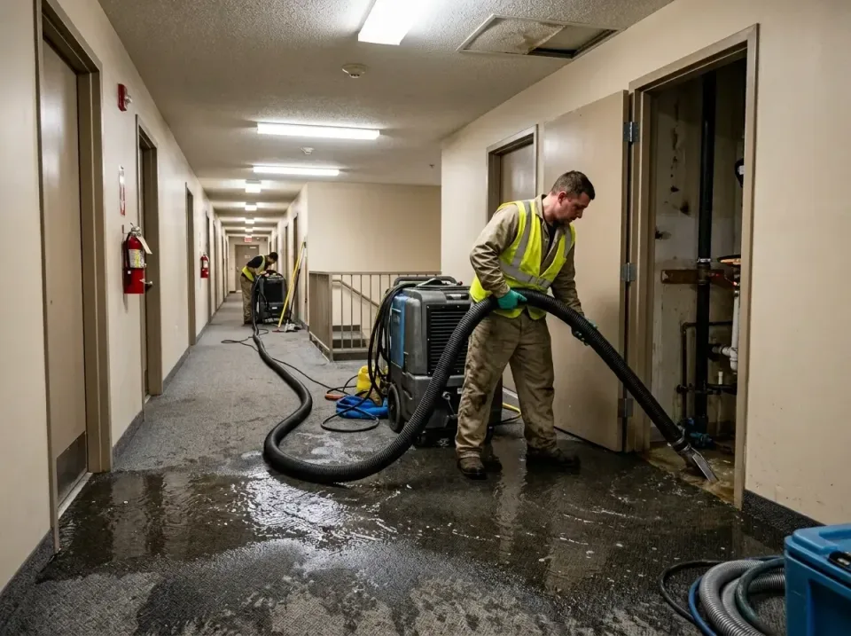 multi-unit-apartment-hallway-f-005 — frequently asked questions, Emergency Burst Pipe Water Extraction & Removal in West Par…
